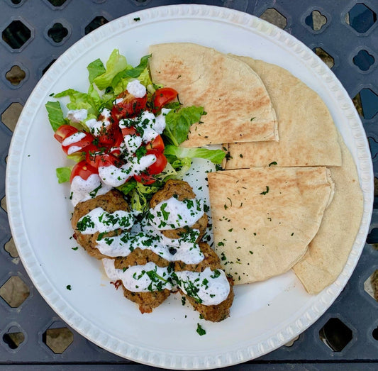 Köfte Baharat with Sumac Dressing