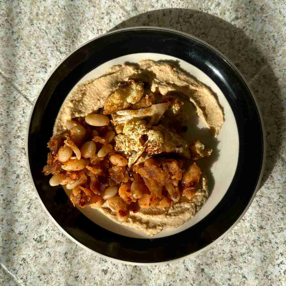 Roasted Cauliflower and Aleppo White Beans