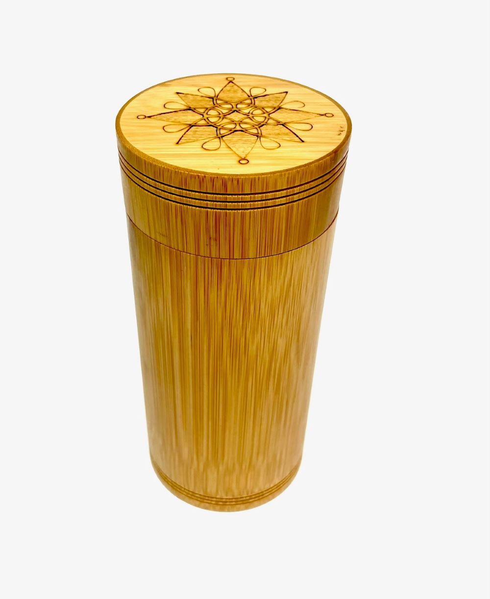 Laser Etched Tea Cansiter