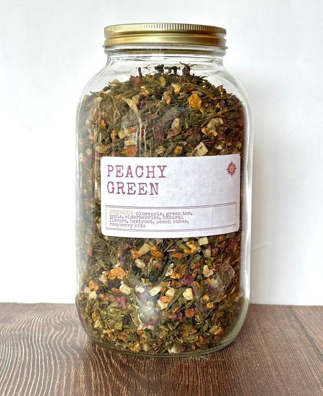Peachy Green Tea
