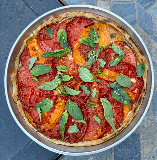 Spiced Summer Tomato Tart