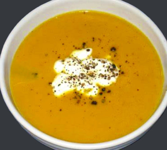 Carrot-Ginger Soup with Grains of Paradise