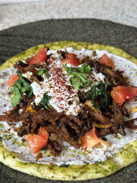 Roasted Mushrooms with Sumac Sauce