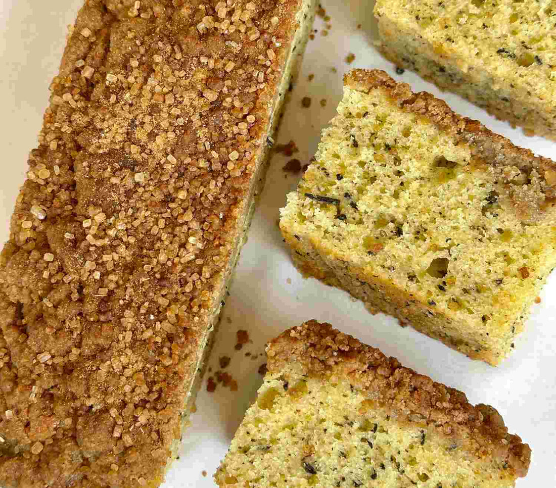 Tea Cake with Cardamom Crumble