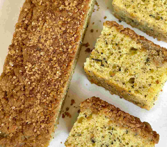 Tea Cake with Cardamom Crumble