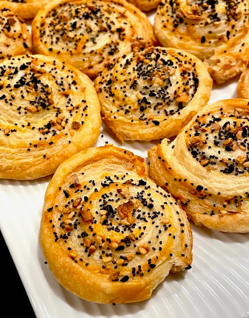 Spice-Sprinkled Cheese Spirals