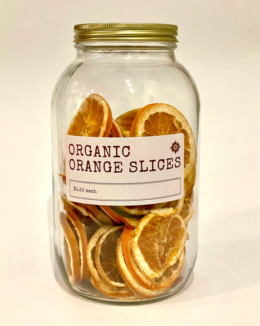 Organic Dried Orange Slices