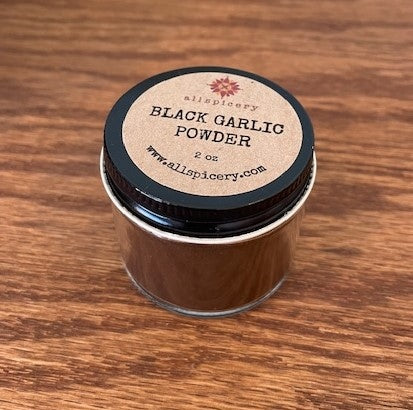 Black Garlic Powder 2oz Jar