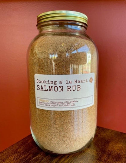 Cooking a' la Heart Salmon Rub