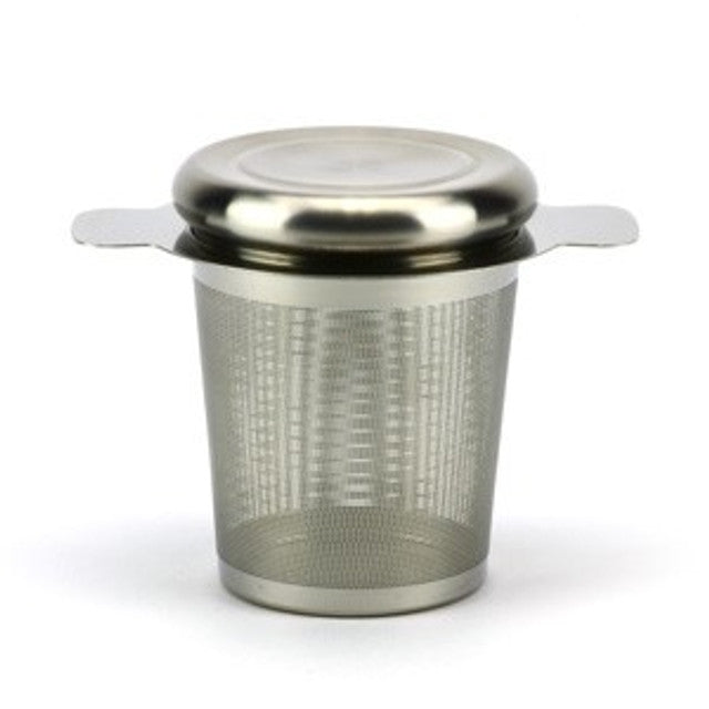 Stainless Steel Tea Infuser with Drip-catching Lid – Allspicery